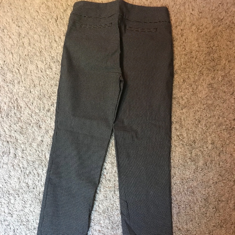 Black & White Checkered Dress Pants